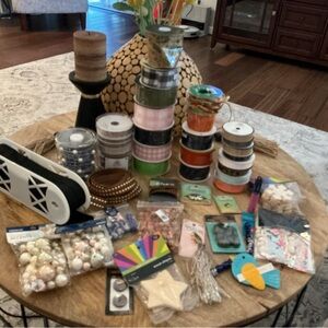 Assorted Craft Supplies Bundle Of Approximately 41*Update I have more to Add🎄